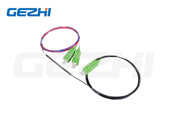 0.9mm Tube Fbt Fiber Optic Splitter Singlemode Multimode 1x2 1x3