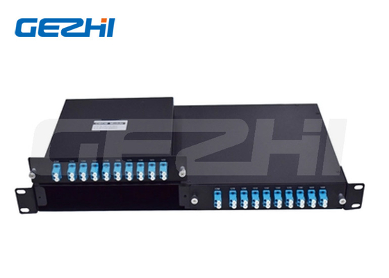 Scanalatura graduata metà del modulo 1270-1610nm 1U LGX 2 di 18CH CWDM in 1 cassetta