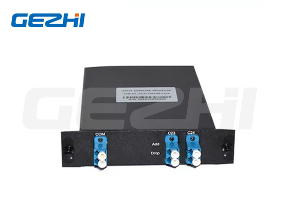 100 GHz FTTX 1310nm 2CH Optical Mux Demux OADM DWDM Add Drop Module