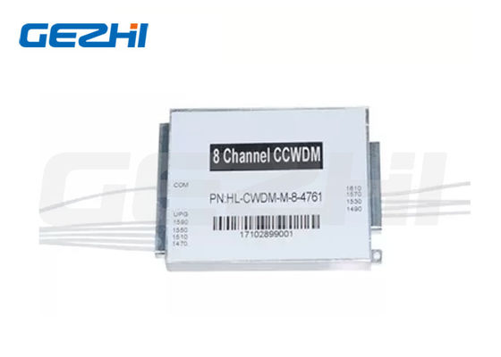 8 canali Mini modulo CWDM Mux Demux piccolo con perdita di inserimento ultra-bassa e design compatto