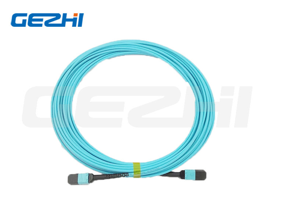 Gezhi MPO Cable 12 fibre tipo B Multimode OM4 Fiber Patch Cord