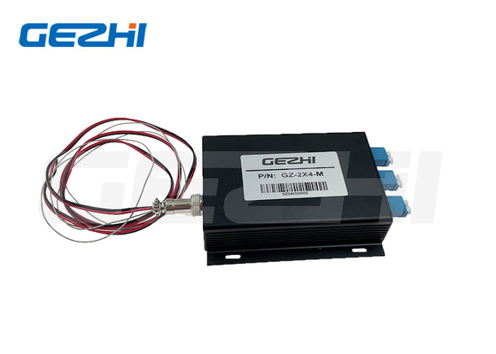 GZ-FSW-2x4 Switch ottico a fibra 1260~1650nm Controllo TTL Switch ottico