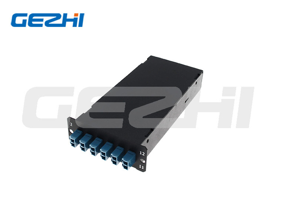 12 Core LC Fibra Ottica Lgx Cassette FTTH Fibra Ottica Interiore Fibra Termination Box