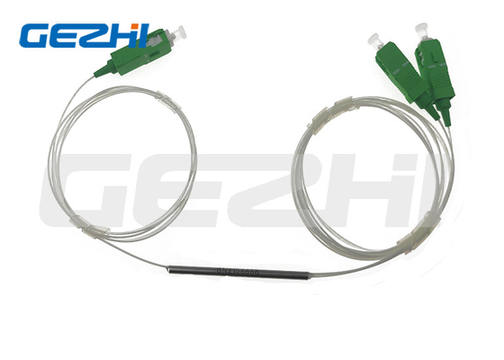 1x2 fuso biconico conico splitter fibra ottica FBT splitter 1x2 FBT fibra ottica accoppiatore splitter SC / APC