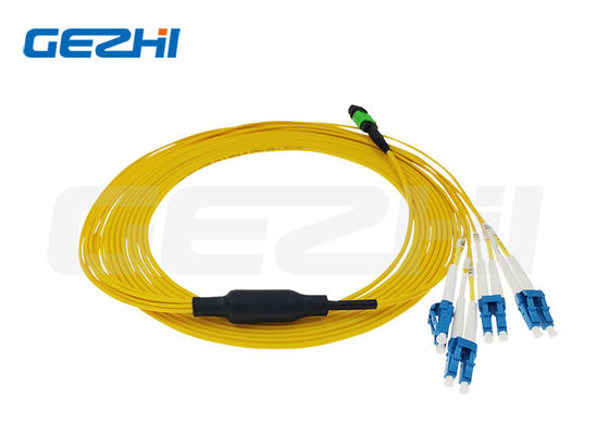 Cavo ottico di uscita LC SC Simplex 8 Core Os2 Singlemode 9/125 10m MPO Fiber Patch Cord Tipo B