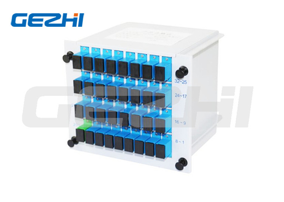 SC APC 1X32 FTTH tipo di inserimento splitter in fibra ottica Card PLC Splitter LGX cassetta plc cassetta splitter