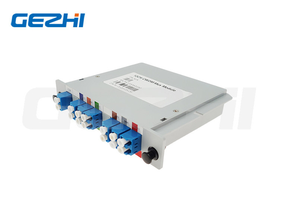 Equipaggiamento in fibra ottica 12CH MUX 1260-1620nm Modulo di cassetta in fibra CWDM con adattatore LC UPC