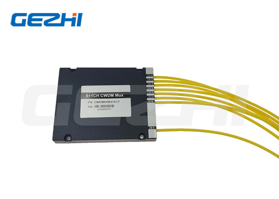 CWDM Wdm Modulo 6+1CH CWDM MUX FTTX ABS Single Fiber SC/APC LC/APC connettore
