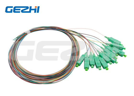 Tipo di connettore ottico SC/APC Fibra ottica Pigtail 9/125 Fibra patch cord per telecomunicazioni