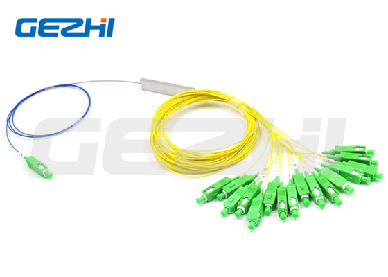 60x12x4mm PLC Fibra ottica Splitter G657A2 1x16 Fibra ottica Splitter