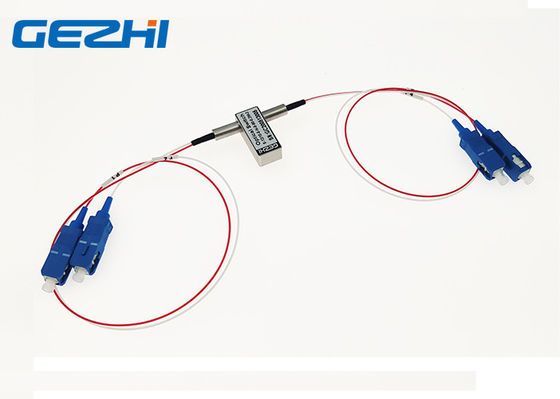 2x2 Bypass Mechanical Fiber Optical Switch 1260 - 1650nm