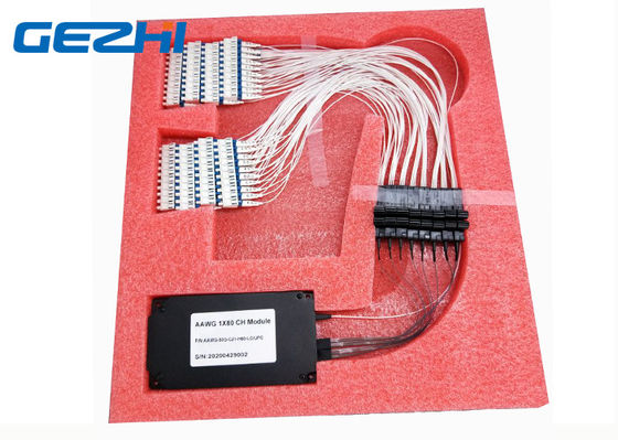 modulo di 50GHz Gaussion 1x80CH AAWG Mux Demux