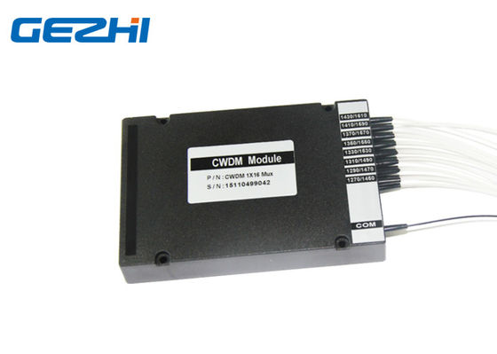 1610nm 1x16 scelgono il separatore dei canali CWDM di passivo 16 della fibra