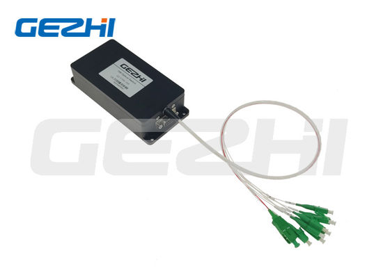 commutatore ottico 500mW FSW-1x8-SM di 1260~1650nm 1x8 con l'interfaccia RS232